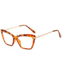 Simple Style Color Block Crystal Square Frameless Optical Glasses sku image 2