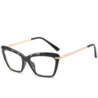 Simple Style Color Block Crystal Square Frameless Optical Glasses sku image 1