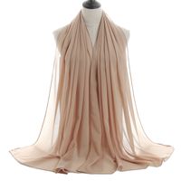 Women's Fashion Solid Color Chiffon Winter Scarves sku image 39