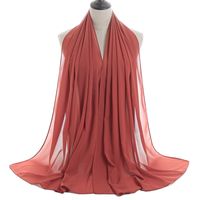 Women's Fashion Solid Color Chiffon Winter Scarves sku image 36