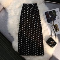 Women's Skirt Casual Pleated Polka Dots Daily main image 4