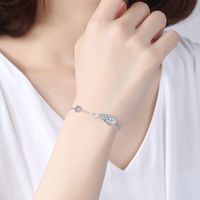 Fashion Wings Silver Bracelets Plating Zircon 925 Silver Bracelets main image 1