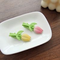 Sweet Flower Alloy Stoving Varnish Hair Clip 1 Piece main image 3