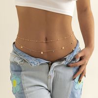 Simple Style Geometric Alloy Copper Gold Plated Silver Plated Women's Waist Chain sku image 2