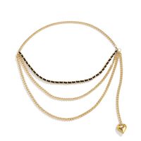 Simple Style Geometric Alloy Layered Plating Women's Chain Belts main image 4
