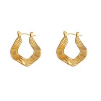Simple Style Geometric Irregular Plating Stainless Steel Gold Plated Earrings main image 5