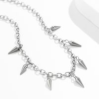 Einfacher Stil Geometrisch Titan Stahl Halskette Polieren Edelstahl Halsketten main image 4