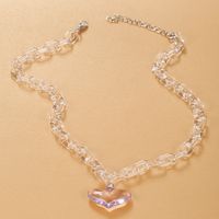 Sweet Heart Shape Arylic Choker 1 Piece main image 4