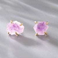 Fashion Crystal Copper Ear Studs Plating Crystal Copper Earrings main image 3