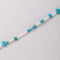 Sweet Multicolor Imitation Pearl Alloy Beaded Anklet main image 2