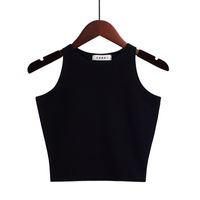 Women's T-shirt Sleeveless Tank Tops Basic Fashion Solid Color main image 4