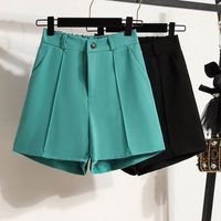 Women's Daily Fashion Solid Color Shorts Button Shorts main image 1