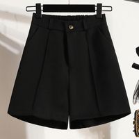 Women's Daily Fashion Solid Color Shorts Button Shorts main image 2