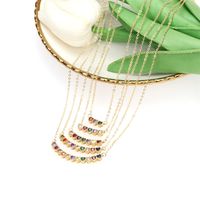 Elegant Heart Shape Copper Necklace Inlay Zircon Copper Necklaces main image 7