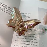 Fashion Butterfly Plastic Resin Polishing Hair Claws sku image 4