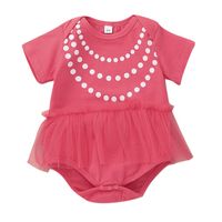 Baby Cute Summer New Style Short-sleeved One-piece Casual Baby Triangle Romper sku image 12