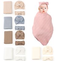 Mode Einfarbig Polyester Baby Kleidung main image 1