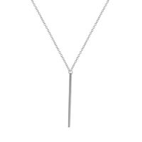 Fashion Solid Color Alloy Plating Pendant Necklace main image 3