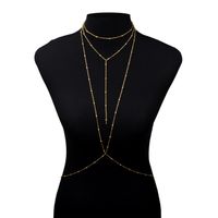 Fashion Solid Color Alloy Plating Body Chain main image 1
