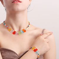 Süß Tragen Legierung Perlen Überzug Halskette main image 1