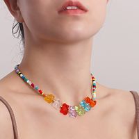 Süß Tragen Legierung Perlen Überzug Halskette main image 2