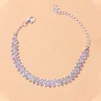 Simple Style Geometric Rhinestone Gem Anklet main image 4