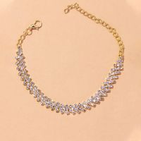 Simple Style Geometric Rhinestone Gem Anklet main image 3