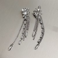 Mode Géométrique Strass Zircon Boucles D'oreilles sku image 1