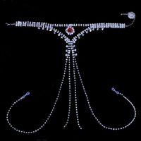 Fashion Geometric Alloy Rhinestones Body Chain main image 2