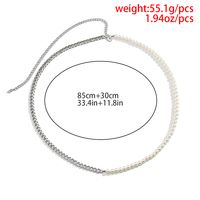 Basic Geometric Metal Beaded Waist Chain sku image 1