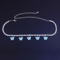 Simple Style Insect Alloy Plating Rhinestones Necklace main image 4