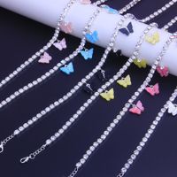 Simple Style Insect Alloy Plating Rhinestones Necklace main image 3