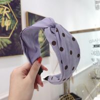 Simple Style Bow Knot Leopard Cloth Printing Hair Band sku image 24