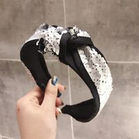 Simple Style Bow Knot Leopard Cloth Printing Hair Band sku image 21