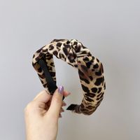 Simple Style Bow Knot Leopard Cloth Printing Hair Band sku image 11