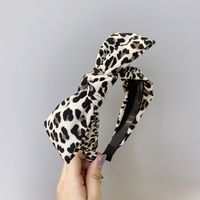 Simple Style Bow Knot Leopard Cloth Printing Hair Band sku image 10