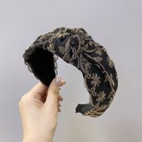 Simple Style Bow Knot Leopard Cloth Printing Hair Band sku image 28