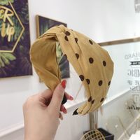 Simple Style Bow Knot Leopard Cloth Printing Hair Band sku image 22