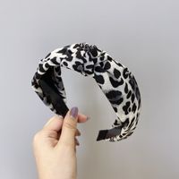 Simple Style Bow Knot Leopard Cloth Printing Hair Band sku image 12