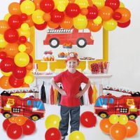 Fire Truck Emulsion Party Balloon sku image 1