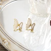 Fairy Style Butterfly Alloy Plating Earrings main image 3