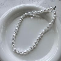 Elegant Star Beaded Imitation Pearl Necklace sku image 2