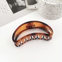Vintage Style Geometric Plastic Resin Hollow Out Hair Claws sku image 1