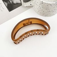 Vintage Style Geometric Plastic Resin Hollow Out Hair Claws sku image 6