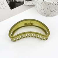 Vintage Style Geometric Plastic Resin Hollow Out Hair Claws sku image 5