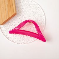 Classic Style Triangle Plastic Resin Hollow Out Hair Claws sku image 4