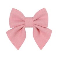 Fashion Solid Color Bow Knot Cloth Hair Clip sku image 6