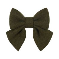 Fashion Solid Color Bow Knot Cloth Hair Clip sku image 10