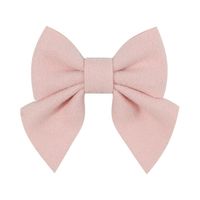 Fashion Solid Color Bow Knot Cloth Hair Clip sku image 7