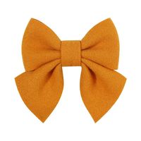 Fashion Solid Color Bow Knot Cloth Hair Clip sku image 5